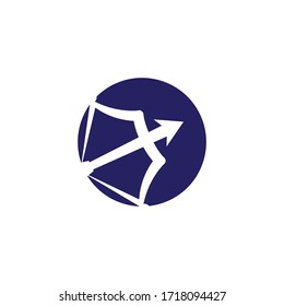 Archery vector illustration icon Template design