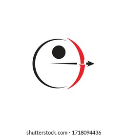 Archery vector illustration icon Template design