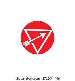 Icono de ilustración de vector de tiro Diseño de plantilla