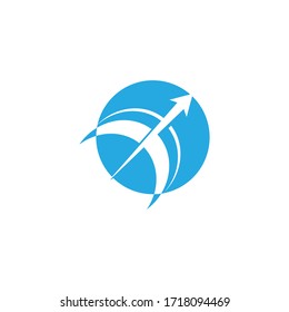 Archery vector illustration icon Template design
