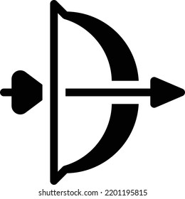 archery Vector illustration on a transparent background.Premium quality symbols.Glyphs vector icon for concept and graphic design.