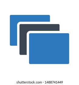 archieve glyph colour vector icon