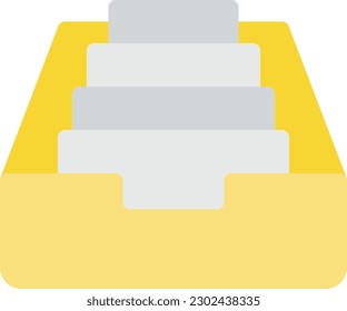 archieve Vector illustration on a transparent background. Premium quality symmbols. Line Color vector icons for concept and graphic design. 

