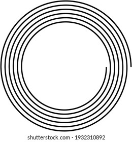 Archimedean, arithmetic abstract geometric spiral, swirl, twirl. Volute, helix, cochlear shape(s)
