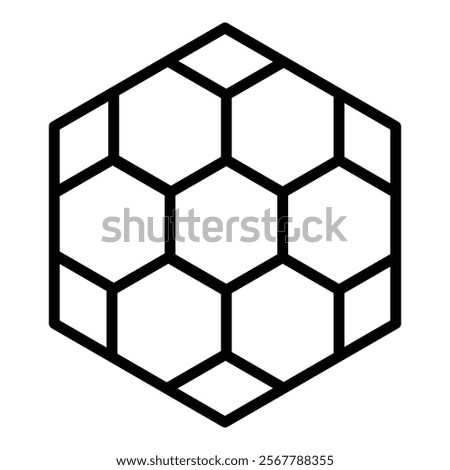 Archimedean Solid Icon Element For Design