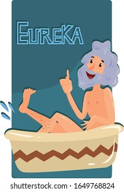 Archimedes in the bath opens a new law, eureka