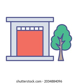 Archipelago Fill inside vector icon which can easily modify or edit 