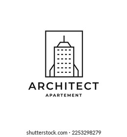 Architech Construction Solutions Vector Logo Template. Architect Construction Idea