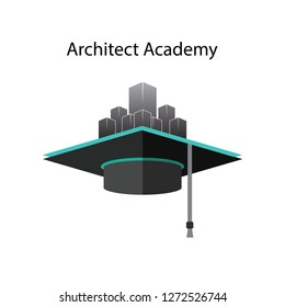 architect academy , graduation icon