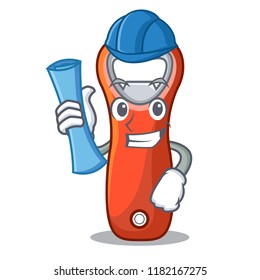Architect aluminium bottle opener for design cartoon