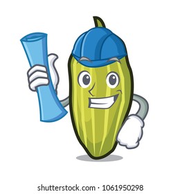 Architect cardamom character cartoon style