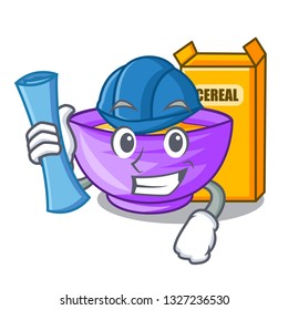 Architect cereal box in the character fridge