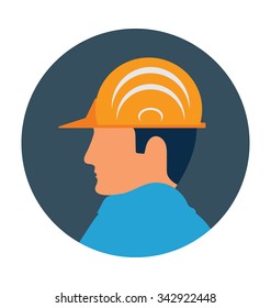 Architect Colored Vector Illustration 