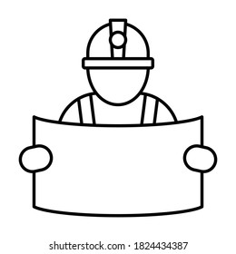 
Icono del vector del arquitecto que puede modificar o editar fácilmente
