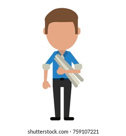 Architect faceless avatar