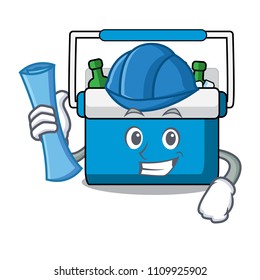Architect freezer bag character cartoon