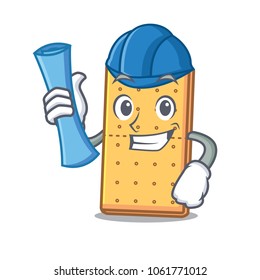 Architect graham cookies character cartoon
