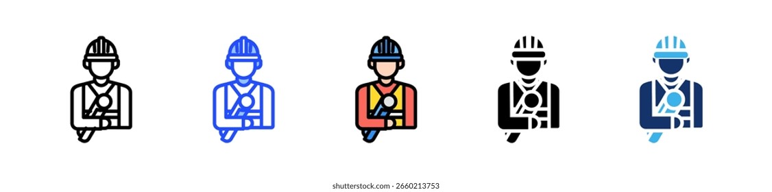 Architect Icon Collection With Multiple Styles