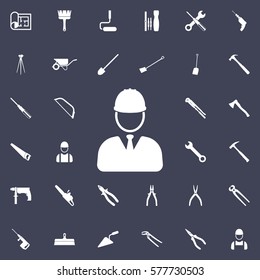 Architect Icon. Construction icons universal set for web and mobile