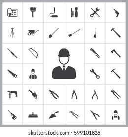 Architect Icon. Construction icons universal set for web and mobile