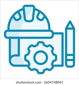 Architect Icon Element For Design