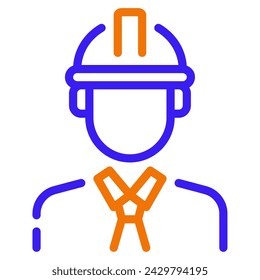 Architect icon illustration for web, app, infographic, etc