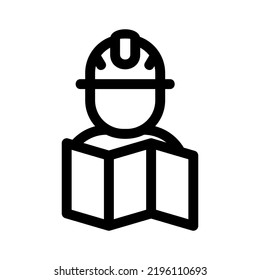 architect icon or logo isolated sign symbol vector illustration - high quality black style vector icons
