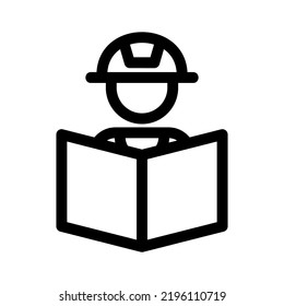 architect icon or logo isolated sign symbol vector illustration - high quality black style vector icons
