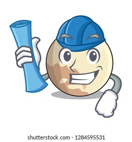 Architect image of planet pluto in character