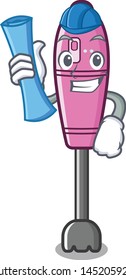 Architect immersion blender placed in character box