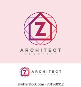 architect initial Letter Z Logo design