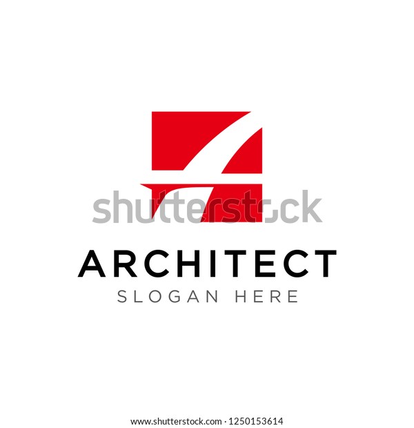 Architect letter A logo vector, design architect
icon, logotype symbol
vector