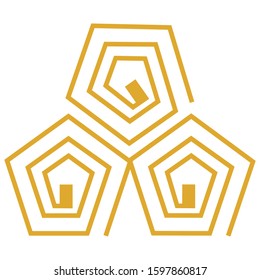 Architect logo design symbolizing ones organization.It is design that is used by an organization for it's letterhead,advertising material,and signs as an emblem.