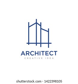Architect Logo and Icon Design Template