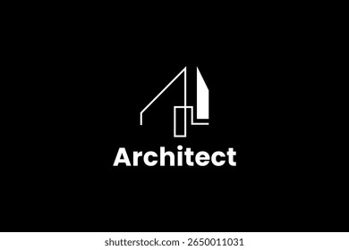 ícone do logotipo do arquiteto ilustração, logotipo simples para marca