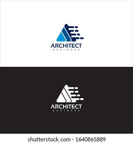 Architect A Logo in Vector