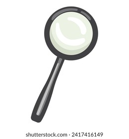 Architect magnifier icon cartoon vector. Desk apartment. Plans work