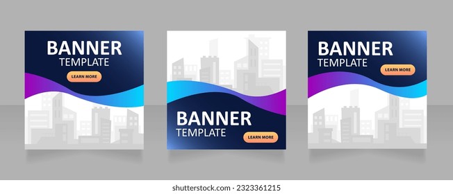 Architect marketing web banner design template. Vector flyer with text space. Advertising placard with customized copyspace. Printable poster for advertising. Arial, Calibri Regular fonts used