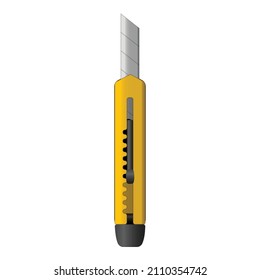 Architect paper knife icon cartoon vector. Worker engineer. Technical project
