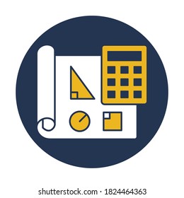 
Architect paper Vector Icon which can easily modify or edit
