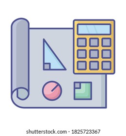 
Architect paper Vector Icon which can easily modify or edit
