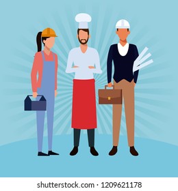 Architect and people