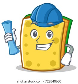 Architect sponge cartoon character funny