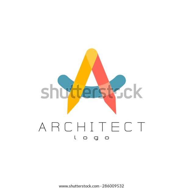 Architect theme colorful overlay letter a\
logo. Transparency are\
flattened.