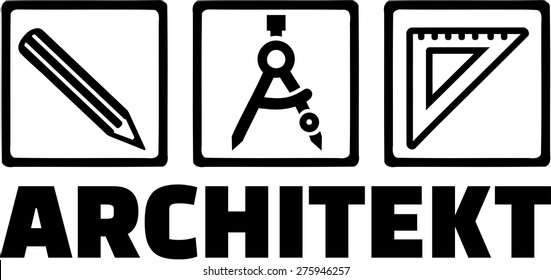 Architect Tools Pencil Circle Ruler