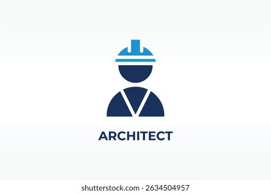 ARCHITECT vector, icon or logo sign isolated symbol illustration