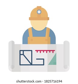 
Architect Vector Icon which can easily modify or edit
