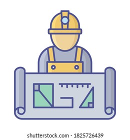 
Architect Vector Icon which can easily modify or edit
