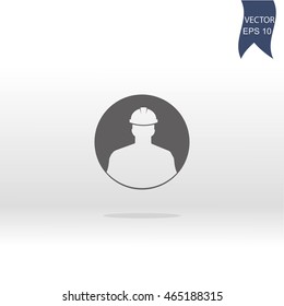 Architect worker concept. Architect worker illustration. Architect worker concept art