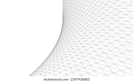 Architectural 3d drawing. Futuristic background